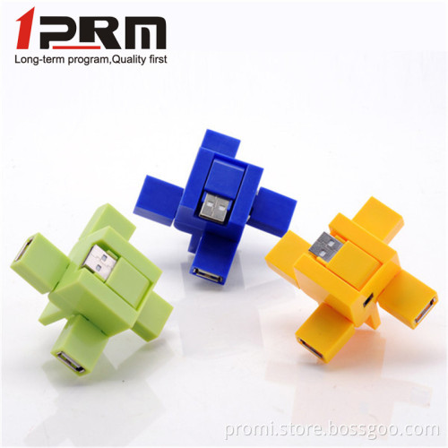 4 Port Slim & Compact Usb Multi Hub Expansion Splitter M-6015